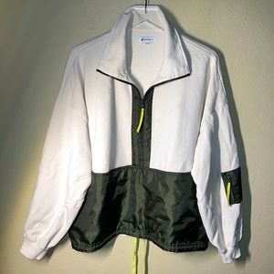 Peloton Pullover “Together We Go Far” Green 1/2 Zip Sweatshirt Size Large